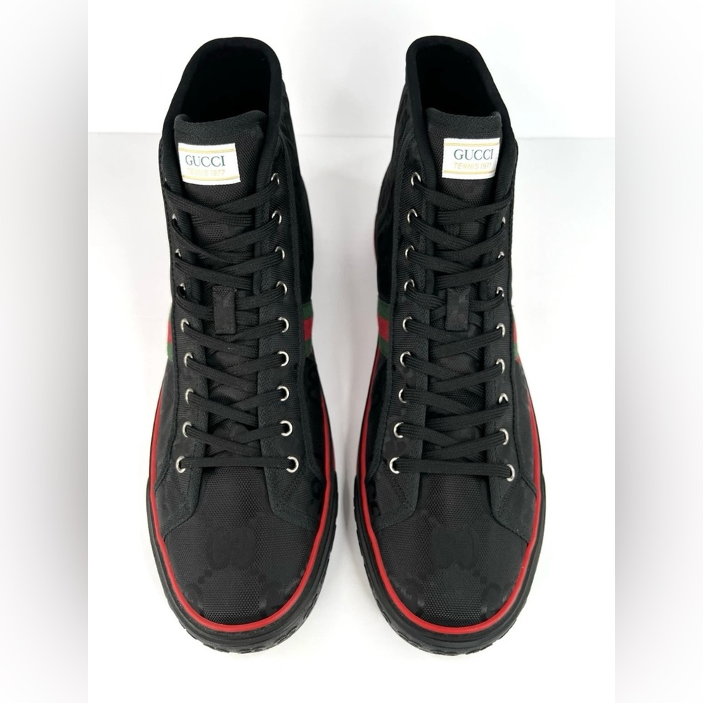Gucci Tennis 1977 Off The Grid High To Monogram Sneakers UK 12 - US 12.5 - EU 46 - Picture 9 of 10